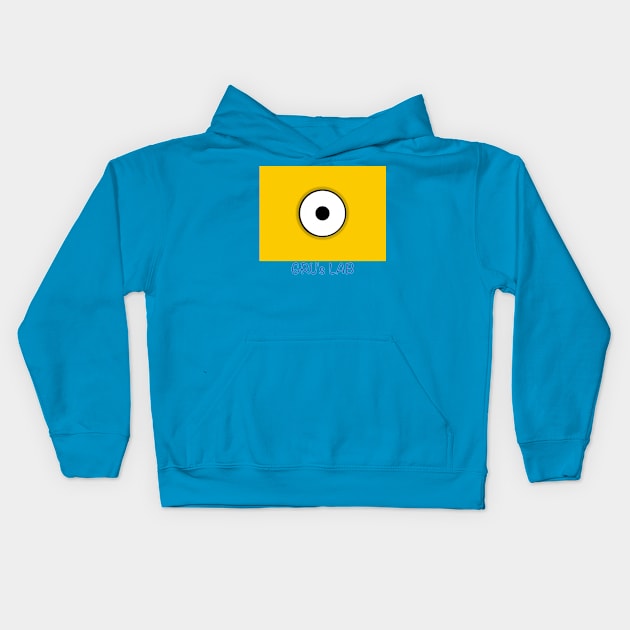 MINI YELLOW LAB Kids Hoodie by LuckYA